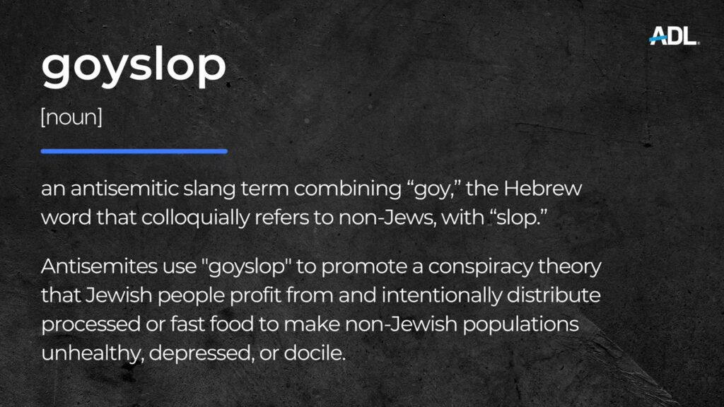 ADL Now Defines “Goyslop” As A Derogatory Term HLIoaIhXYAATvZ2